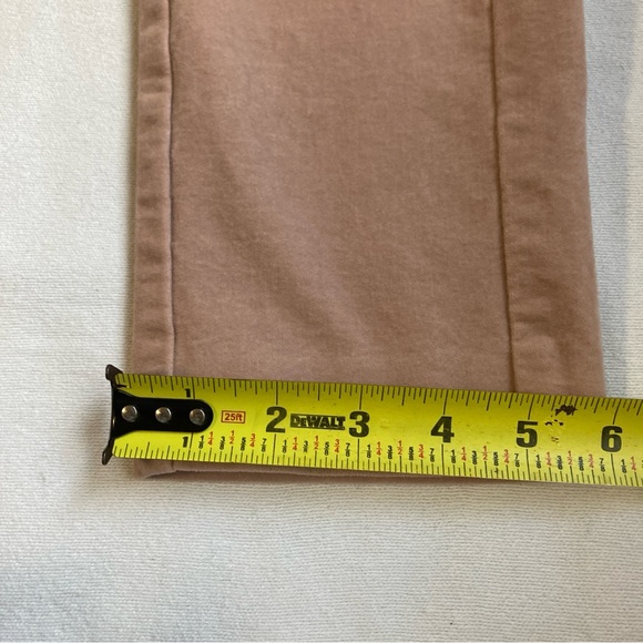 Theory Wome’s Pants Navalane Casual Velvet Strech Skinny Pink Size 8 - Picture 11 of 16